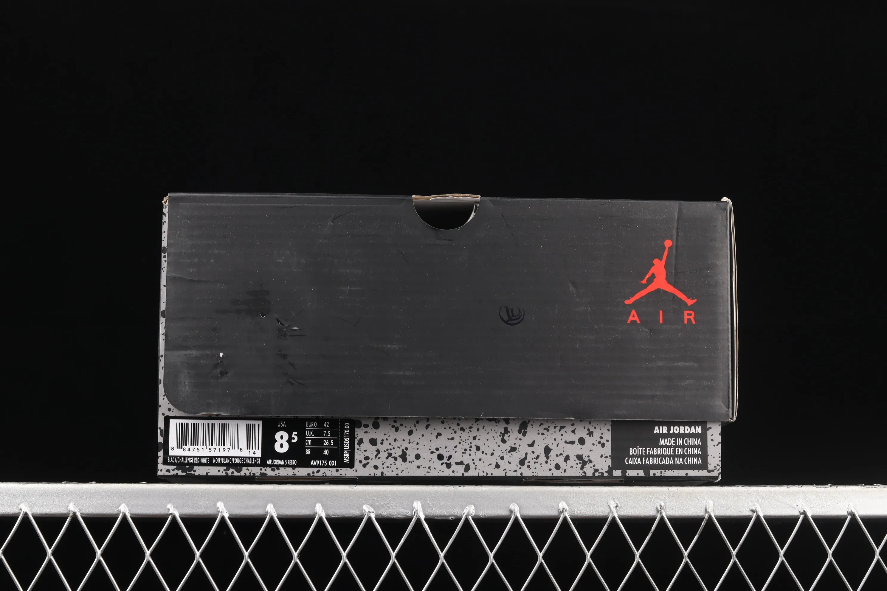 All categories Air Jordan Jordan series basketball shoes Air Jordan 5 G version Air Jordan 5 OG "Black Metallic" AJ5 Joe 5 black silver AV9175-001